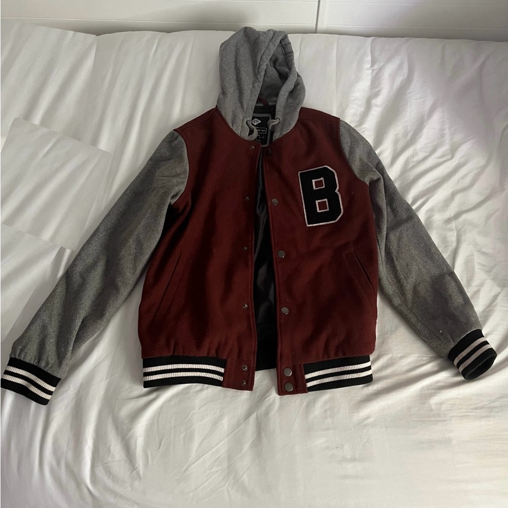 Small varsity letterman jacket